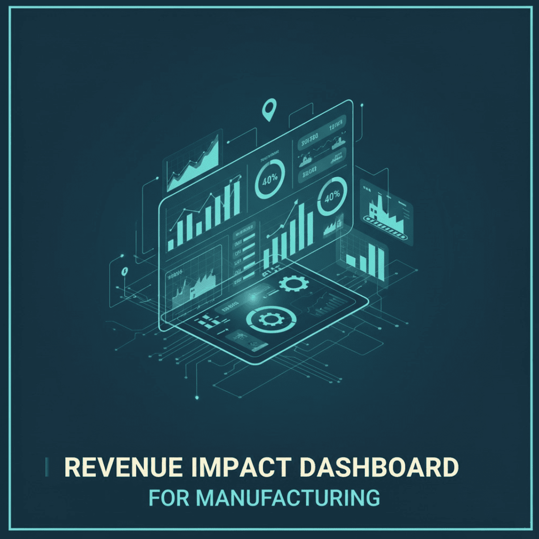 Revenue Impact Dashboard For Manufacturing